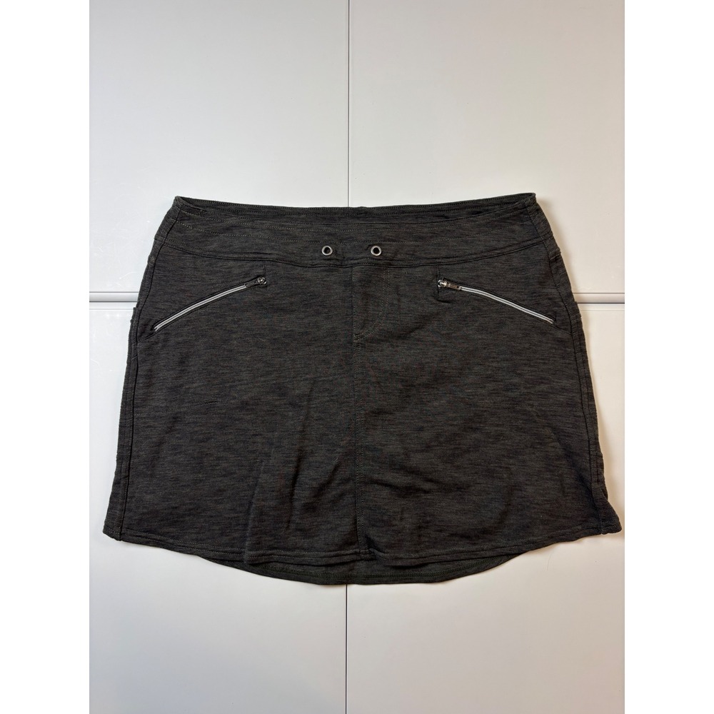 Kuhl Mova Skort Womens Small Charcoal Heather Grey Hiking Athletic Activewear